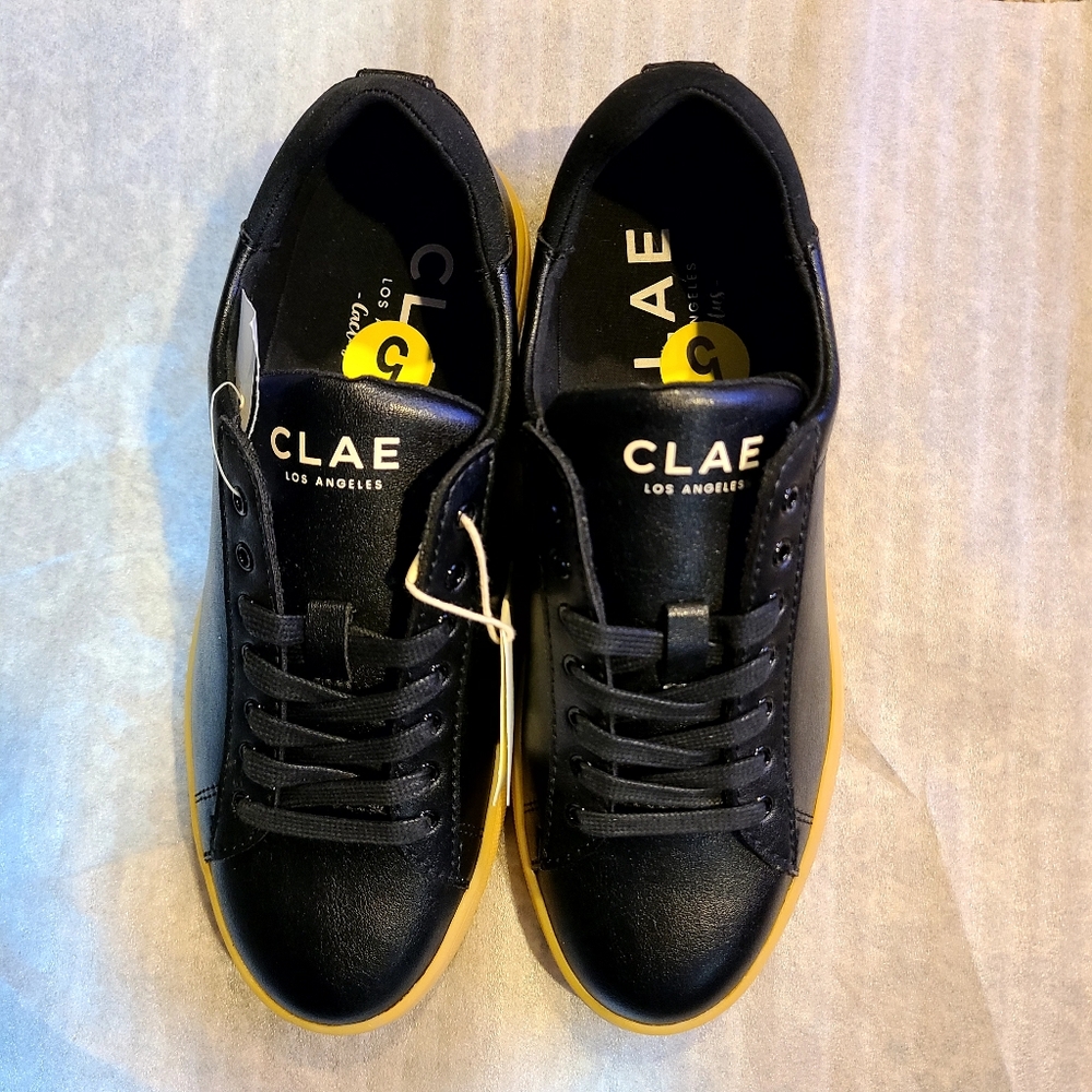 CLAE Bradley Cactus Sneaker Black NWT